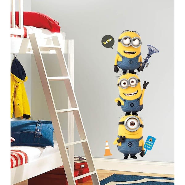 RoomMates Minions Despicable Me 2 Giant Peel and Stick Giant Wall Decals, RMK2081GM