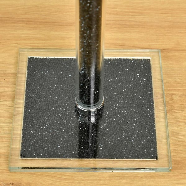 Amucolo Exquisite Black Paper Towel Holder in Gift Box