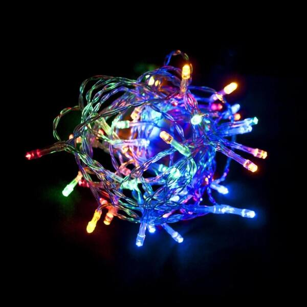 ALEKO 10 ft. 30-Light LED Multi-Color Battery Operated String Light