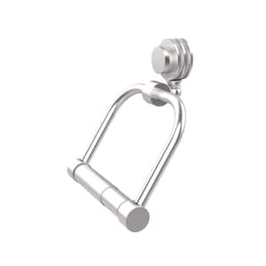 Venus Collection Single Post Toilet Paper Holder with Dotted Accents in Satin Chrome