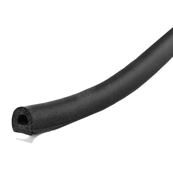 M-D Building Products 17 ft. Black Small Rubber Auto & Marine Weatherseal for All Climates