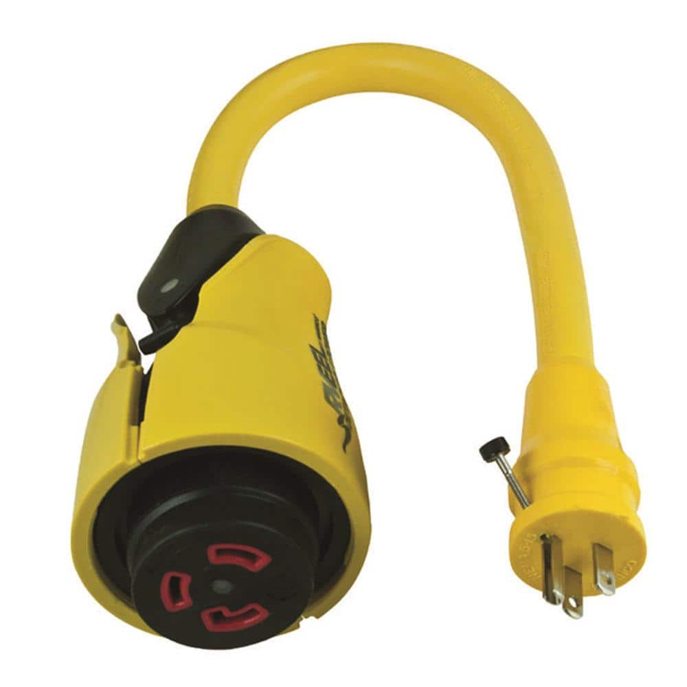 PARKPOWER RVEEL 15A Male 30A Female Adapter P1530RV The Home Depot