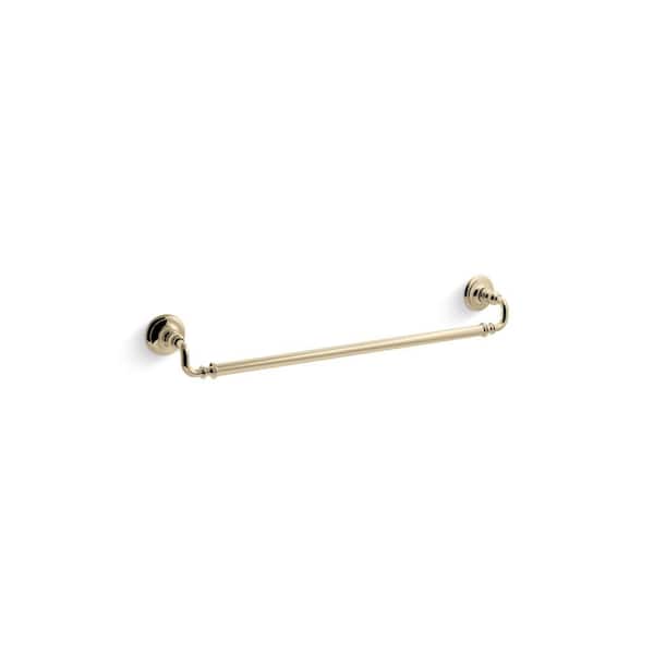 KOHLER Artifacts 24 in. Towel Bar in Vibrant French Gold
