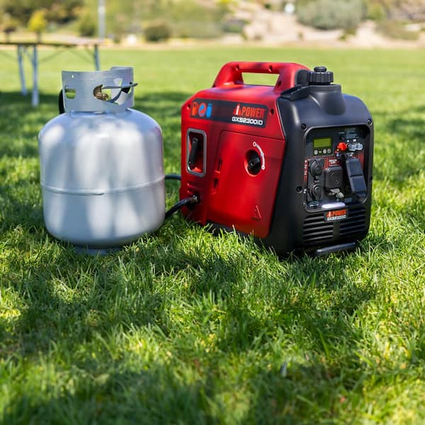A-iPower 2300-Watt Recoil Start Gas Propane Powered Ultra Light