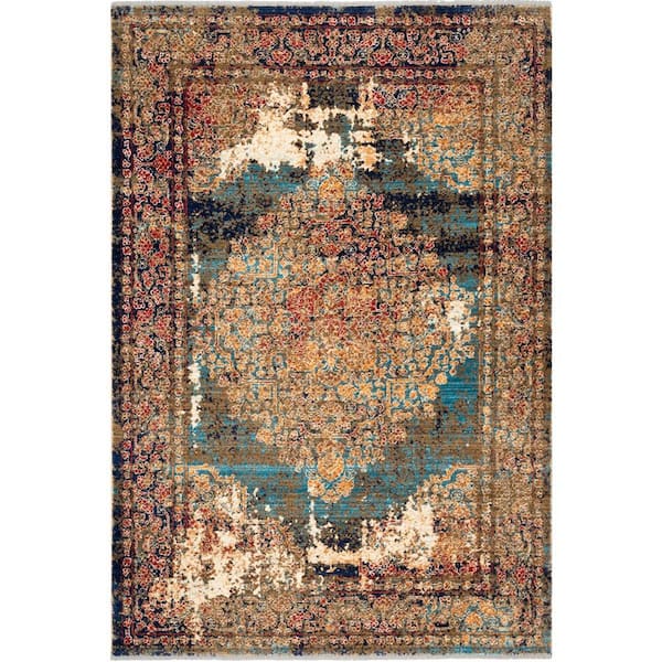 Vintage Magdala Multi 4 ft. x 6 ft. Area Rug