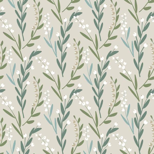 RoomMates 30.75 sq.ft. Budding Branches Peel and Stick Wallpaper