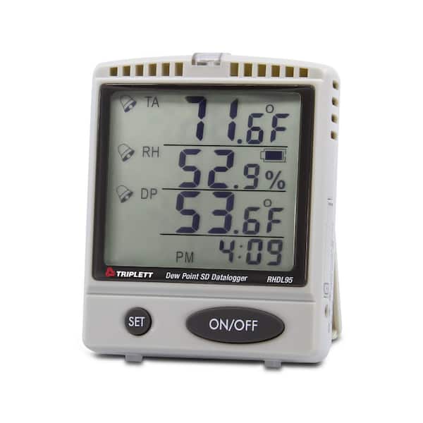 TRIPLETT RH/Temp/DP SD Datalogger with Certificate of Traceability to NIST