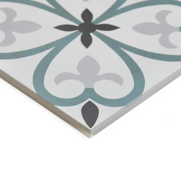 Marazzi D_Segni Clover 8 in. x 8 in. Glazed Porcelain Floor and