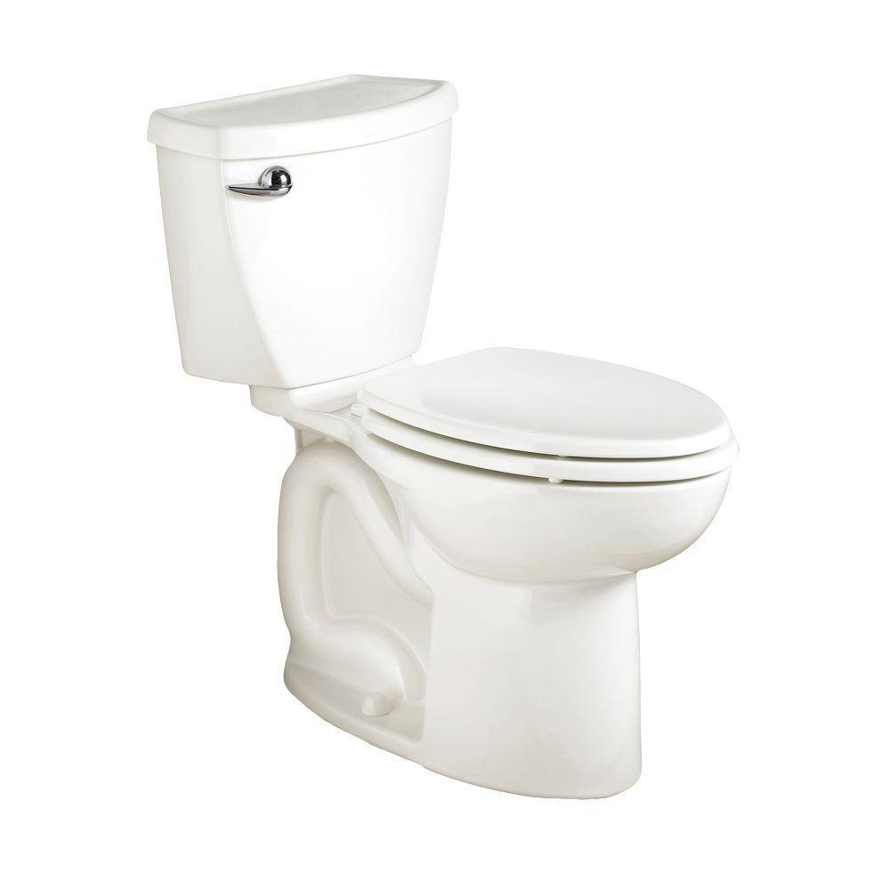 American Standard Cadet 3 Powerwash 10 In Rough In 2 Piece 1 6 Gpf Single Flush Elongated Toilet In White Seat Not Included 270cb001 020 The Home Depot