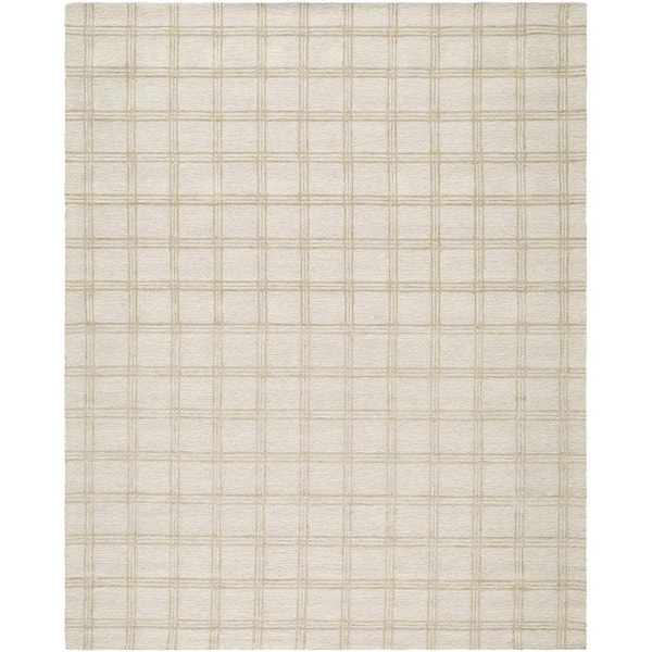 Our PNW Home Idaho Modern Light Beige, 3 ft. x 8 ft. Area Rug