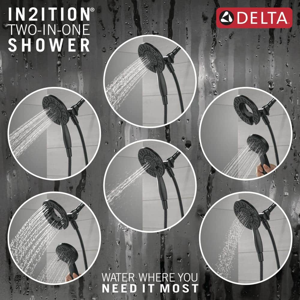 Albion Matte Black Multi-Function Handheld Shower System