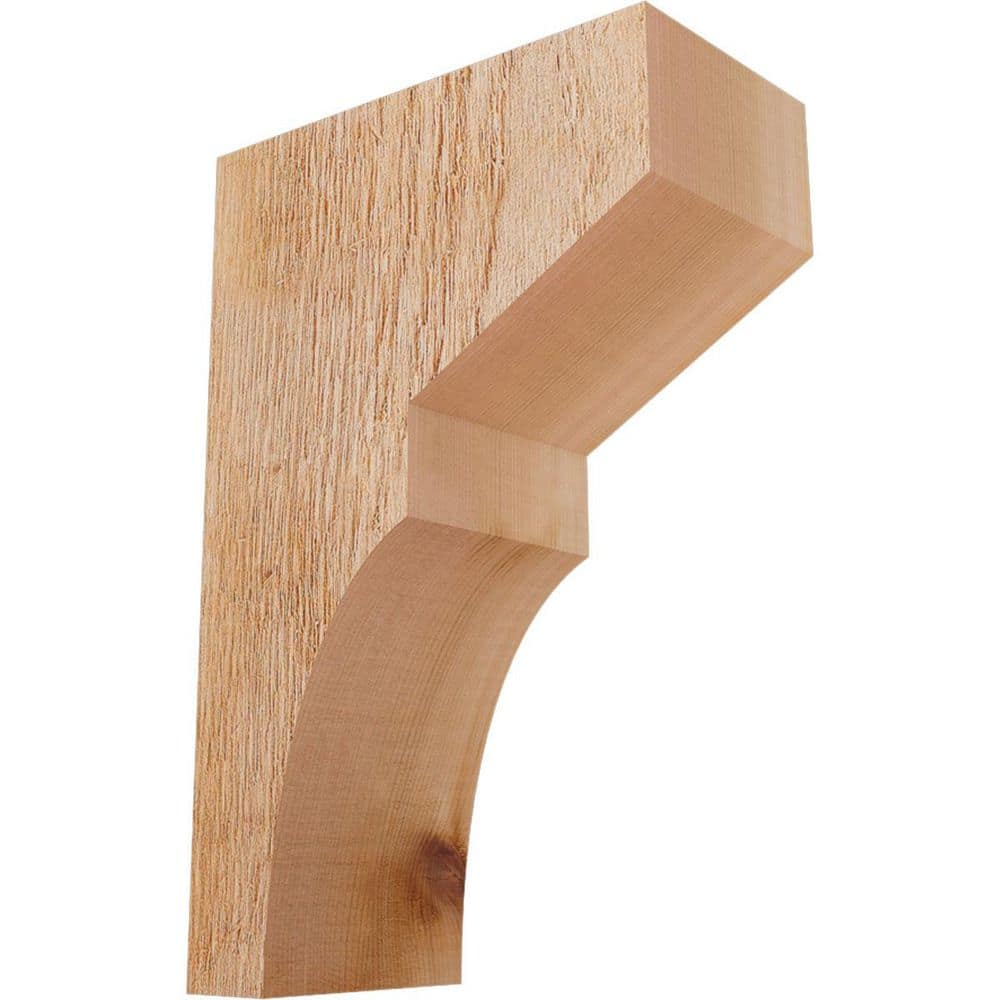 4 in. x 8 in. x 12 in. Western Red Cedar Monterey Rough Sawn Corbel price history on PriceWatchPro