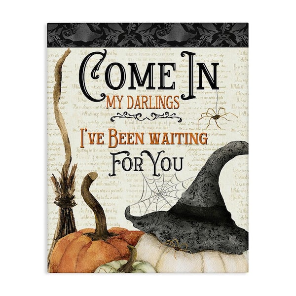 Stupell Industries Spooky Witch Phrase byDeane Beesley 1-Piece Unframed Graphic Print Typography Poster Art Print 20 in. x 16 in.