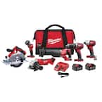 Milwaukee Kit combinado de 6 herramientas inalámbricas de iones de litio  M18 (2696-26)