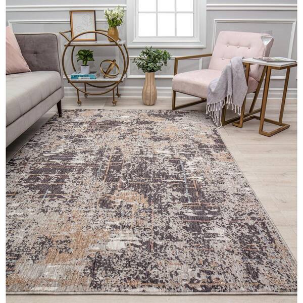 Mason Brooks Celestia Stormy Sky 2'6"x4' Contemporary Area Rug RA31605