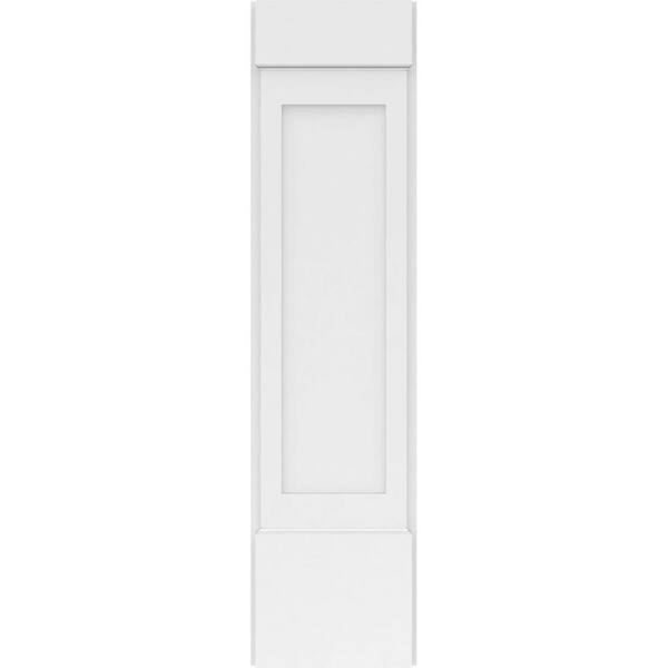 Ekena Millwork 2 in. D x 12 in. W x 48 in. L Primed Polyurethane Pilaster 1- Pack