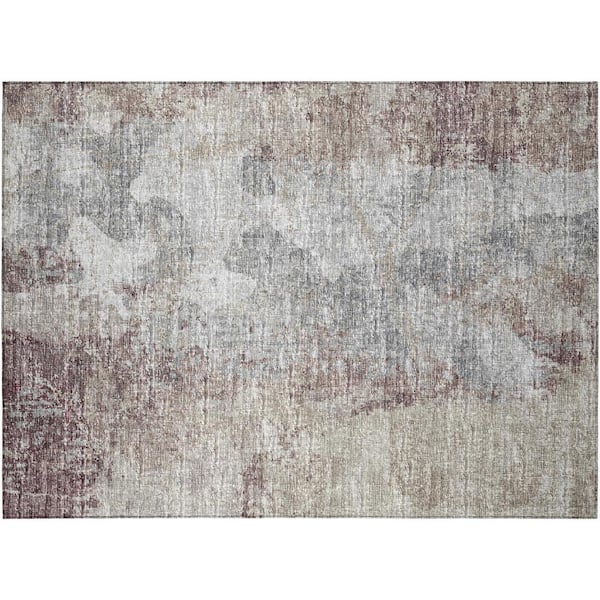 Accord Multi 1 ft. 8 in. x 2 ft. 6 in. Abstract Indoor/Outdoor Washable Area Rug