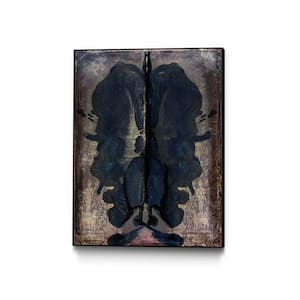 "Black Ink Laos" by Daniel Stanford Framed Abstract Wall Art Print 11 in. x 14 in.