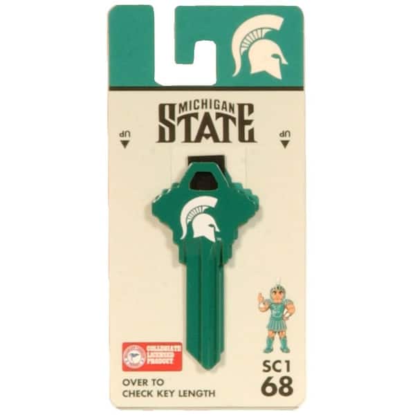 Hillman #68 NCAA Michigan State Spartans Key Blank