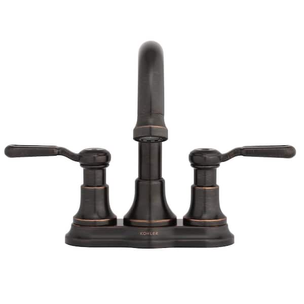 4 Lot Of Four Oil Rubbed Bronze 4” Centerset Faucet 