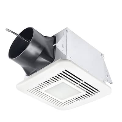 Elite Series 110 CFM Ceiling Bathroom Exhaust Fan with Dimmable LED, Adjustable Speeds and Delay Timer, ENERGY STAR