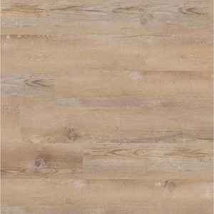 Take Home Sample - 7 in. x 7 in. Woodlett Oak Bluff Glue Down Luxury Vinyl Plank Flooring