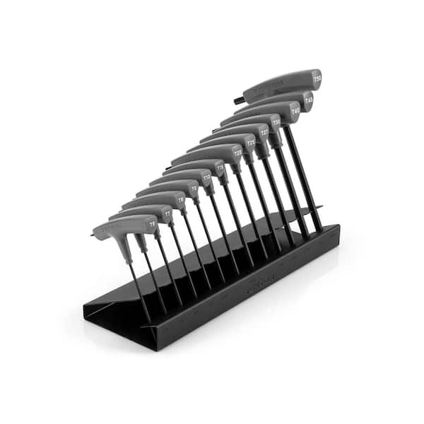 TEKTON Star T-Handle Key Set with Stand, 13-Piece (T6-T50)