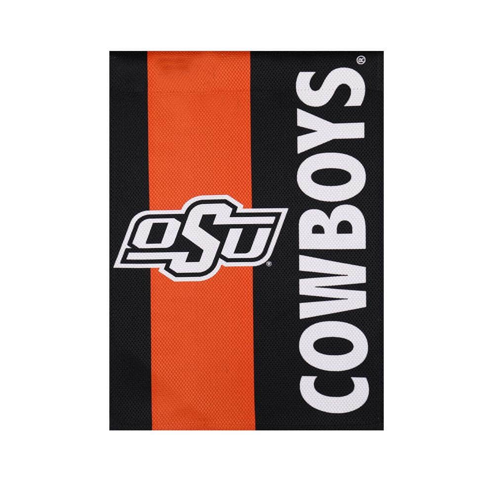Oklahoma State University Gartenflagge – Doppelseitig, 100% Polyester, Design B, Offiziell Lizenziert