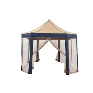 10 ft. x 13 ft. Brown Octagonal canopy