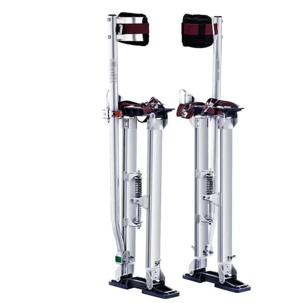 Drywall Stilts, 24 in. to 40 in. Adjustable Drywall Stilts with Protective Knee Pads, Durable and Non-slip Work Stilts