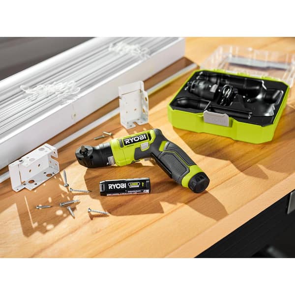 RYOBI USB Lithium Multi-Head Screwdriver with 2.0 Ah Battery and