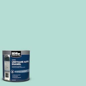 1 qt. #490C-3 Balmy Seas Satin Enamel Urethane Alkyd Interior/Exterior Paint