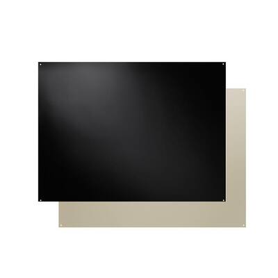 30 in. x 24 in. Splash Plate for Range Hood in Bisque and Black