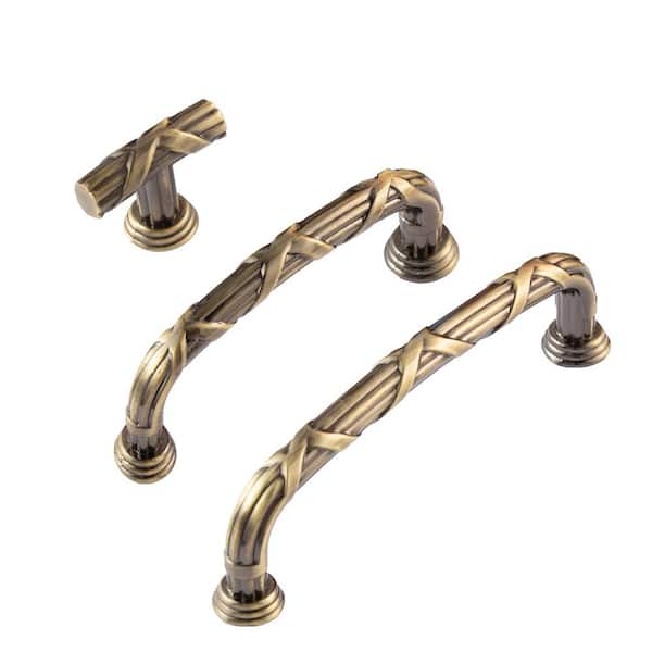 Classic Brass Cabinet Handle, 12 inch - Paxton Hardware