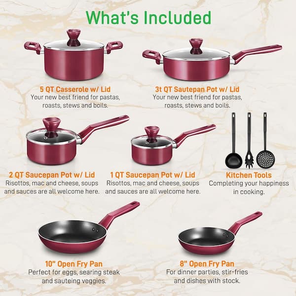 Order the Best 8 Piece Nonstick Cookware Set for Every Kitchen