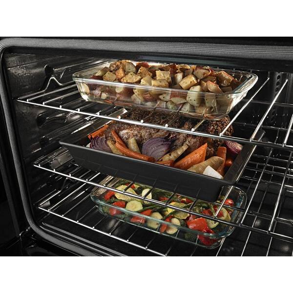 Maytag® 30 Fingerprint Resistant Stainless Steel Free Standing Double Oven  Electric Range