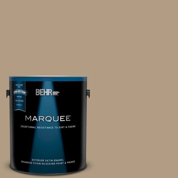 BEHR MARQUEE 1 gal. #UL190-19 Tatami Mat Satin Enamel Exterior Paint and Primer in One