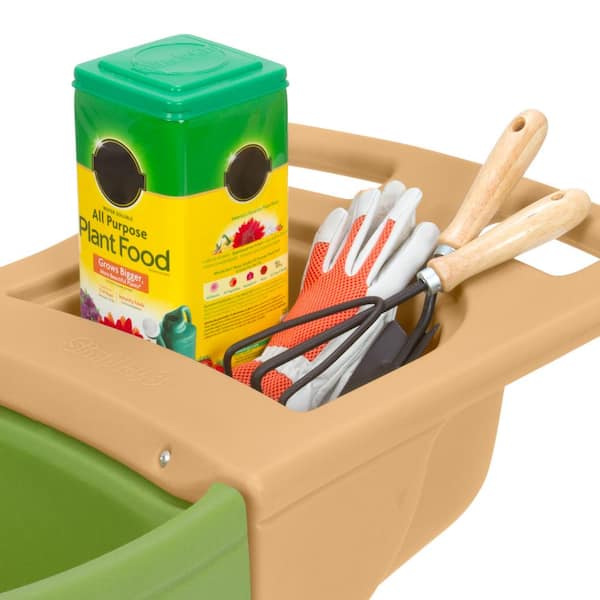 Simplay3 Easy Haul Green Wheelbarrow 416040-01 - The Home Depot