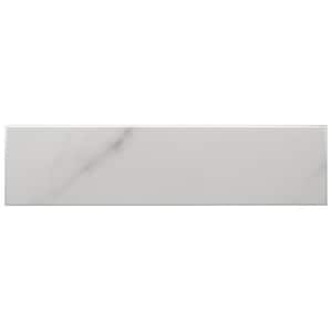 Ivy Hill Tile Santorini Statuario White 2.95 in. x 0.34 in. Polished ...