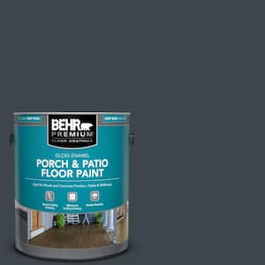 1 gal. #740F-7 Night Shade Gloss Enamel Interior/Exterior Porch and Patio Floor Paint