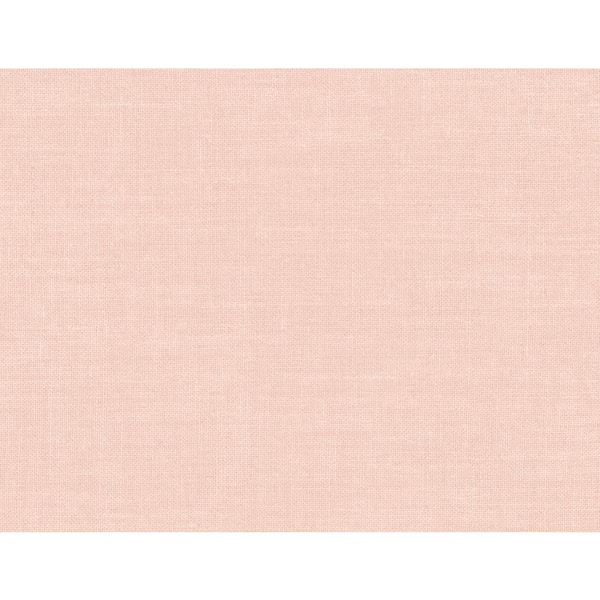 Seabrook Designs Lightly Pink Hopsack Embossed Vinyl Unpasted Wallpaper Roll 60.75 sq. ft.