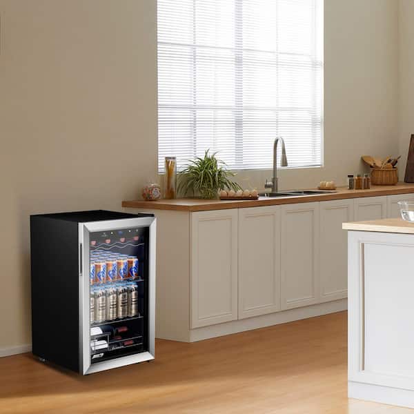 Kalamera 93 Can Compressor Beverage Refrigerator - Beer Cooler KRC