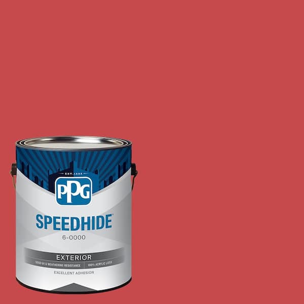 1 gal. PPG1188-7 Burnt Red Flat Exterior Paint
