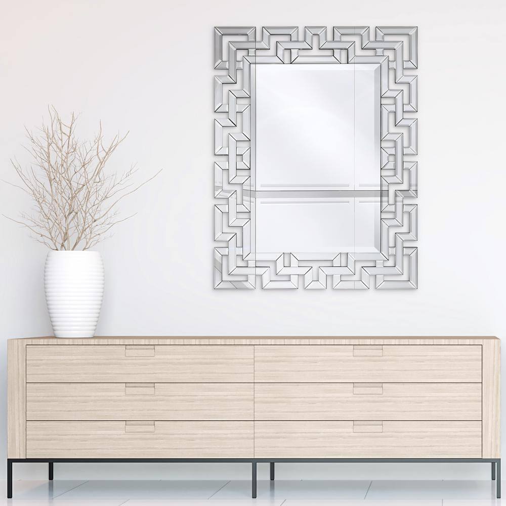Elegant Frameless Rectangular Full Length Wall Mirror