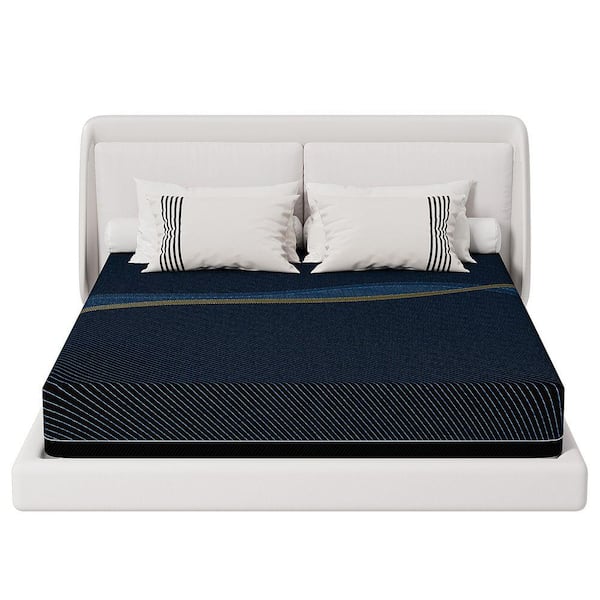 Queen Size Medium Firm Gel Memory Foam 12 in. Bed-in-a-Box Mattress