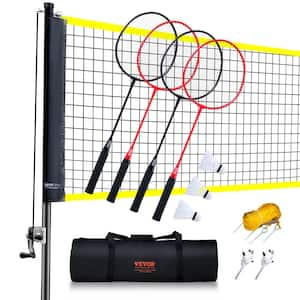 Badminton Net Set Outdoor Backyard Beach Park Badminton Net Portable Badminton Equipment Set Adults Kids Badminton Net