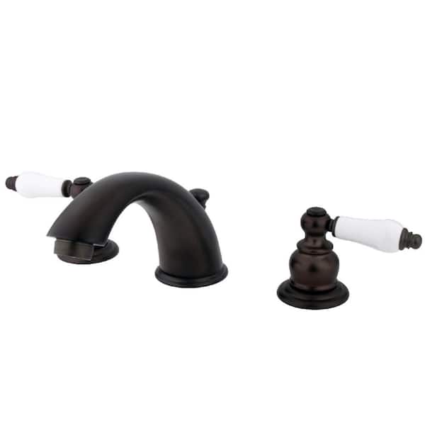 Kingston Brass Victorian 8 in. Widespread 2-Handle Bathroom Faucet in Oil Rubbed Bronze