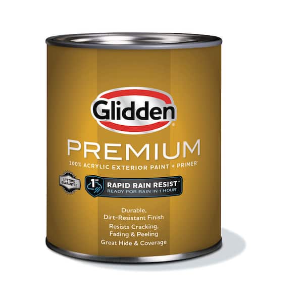 Glidden Premium 1 qt. PPG1079-4 Transcend Satin Exterior Latex