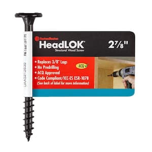 HeadLOK 2-7/8 in. 6-Lobe Structural Wood Screw (Single Fastener)