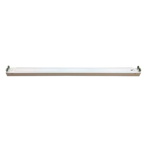 White Linear Strip Light Fixture, T8 Led Light Fixtures Home Depot